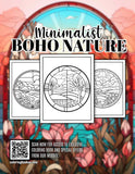 Minimalist Boho Nature 30 Pages Printable Coloring Book