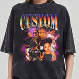 Custom Graphic Photo Vintage T-Shirt Family Graphic Shirt