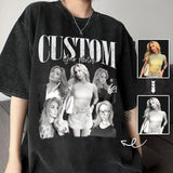 Custom Photos 90s T-Shirt, Personalized Retro Style Shirts
