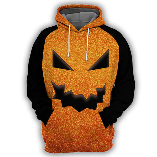 Pumpkin Halloween All Over Print Unisex Hoodie