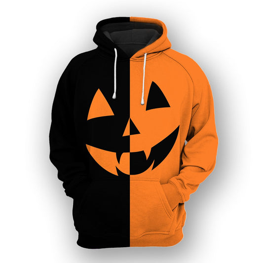 Pumpkin Halloween All Over Print Unisex Hoodie