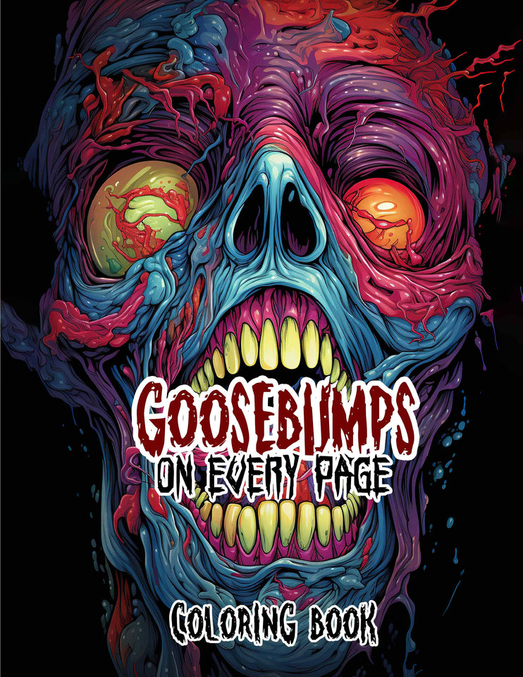 Goosebumps On Every Page 30 Pages Printable Coloring Book