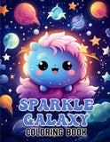 Sparkle Galaxy 30 Pages Printable Coloring Book