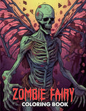 Zombie Fairy 30 Pages Printable Coloring Book