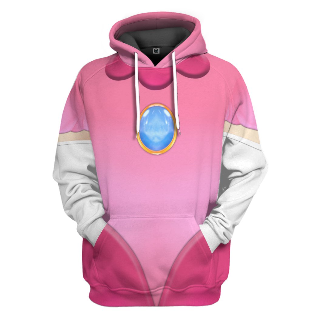 3D Princess Peach All Over Print Unisex Hoodie