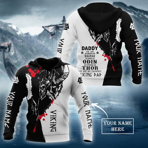Unisex Hoodie All Over Print Viking Gifts Vikings Dad  Unisex Hoodie