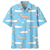 Dachshund  Blue High Quality Unisex Hawaiian Shirt For Men And Women Dhc17063835