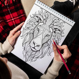 Amazing Animal Spiral Bound Coloring Book: Immerse Yourself in 30 Captivating Coloring Pages, Unveiling the Beauty and Charm of Animals in a Natural Realm