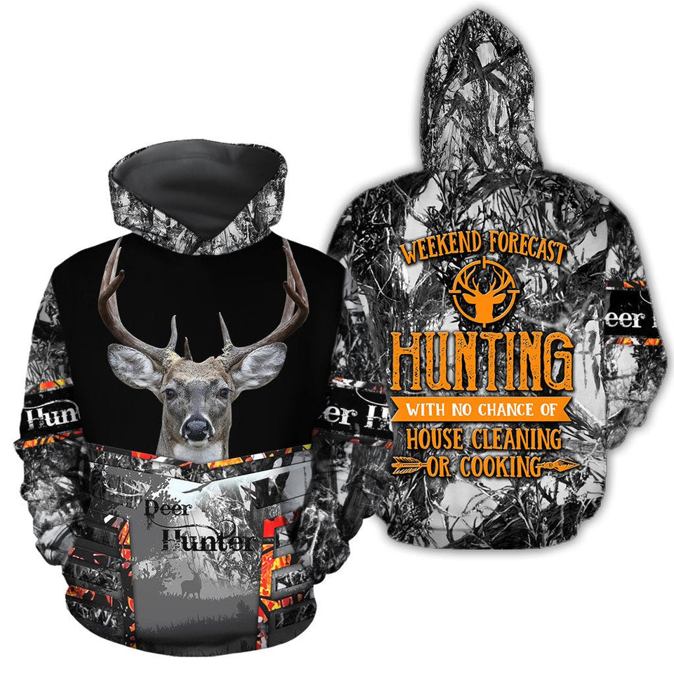 Hunting Gifts Deer Hunting Gifts Deer Hunting All Over Printed Unisex Hoodie
