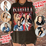 Custom Bootleg Rap Tee Shirt for Boyfriend Girlfriend Custom Face Tshirt Vintage Graphic Shirt