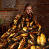 Cockroach Blanket – Funny Roach Bug Throw Blanket