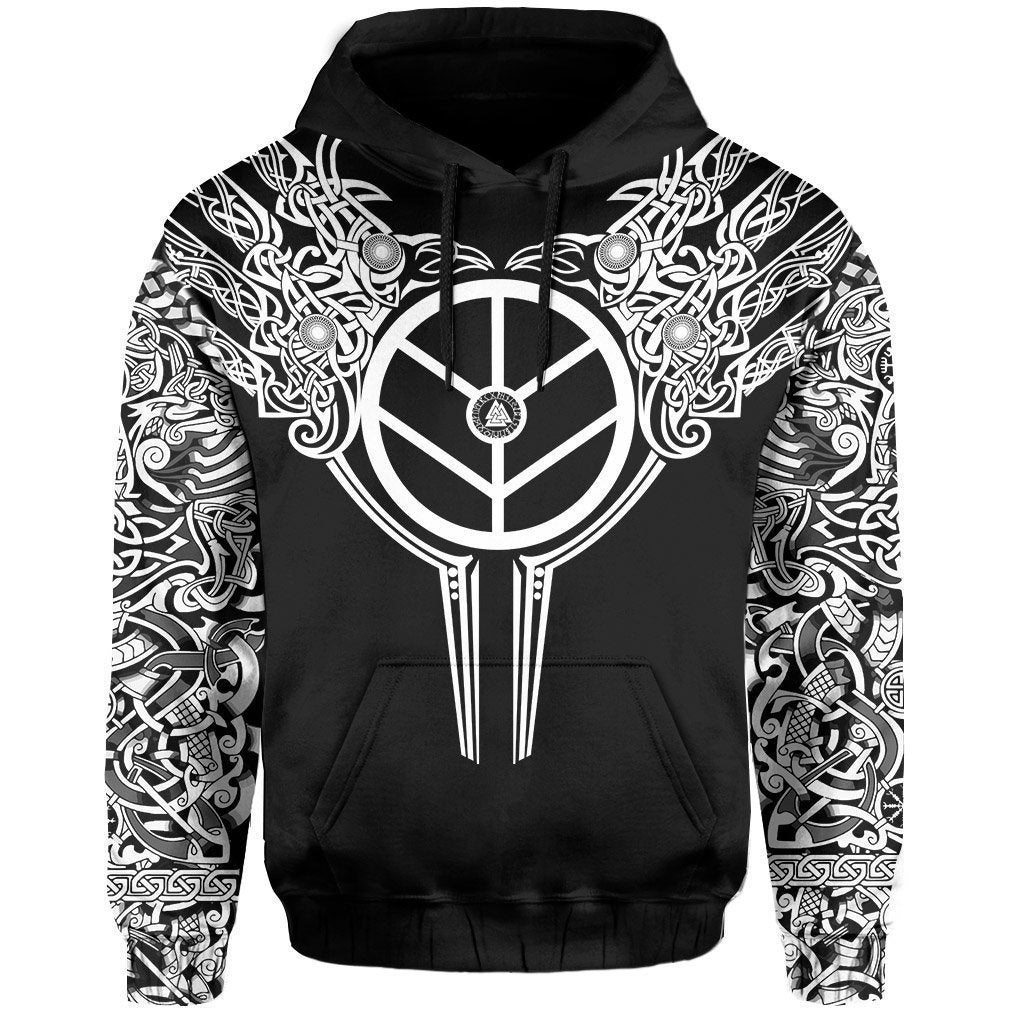 Unisex Hoodie All Over Print Viking Gifts Viking Valkyrie Pullover Unisex Hoodie