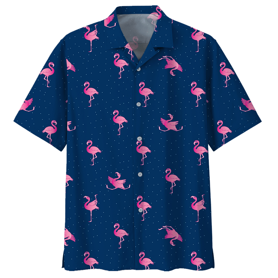 Flamingo  Blue Amazing Design Unisex Hawaiian Shirt For Men And Women Dhc17063841