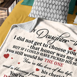 Personalized Daughter-in-Law Blanket, Custom Name Gift from Mother-in-Law