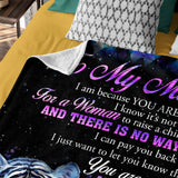 Personalized Mom Blanket – White Tiger Custom Gift