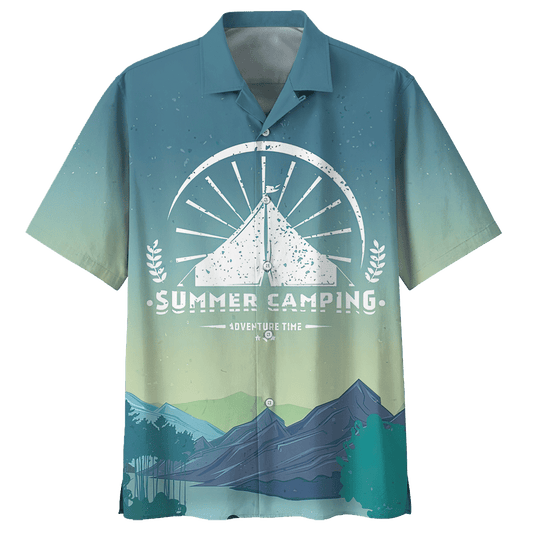Camping  Blue Unique Design Unisex Hawaiian Shirt For Men And Women Dhc17063855