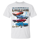 Custom Classic Car T-Shirt, Personalized Car Photo Vintage Shirts