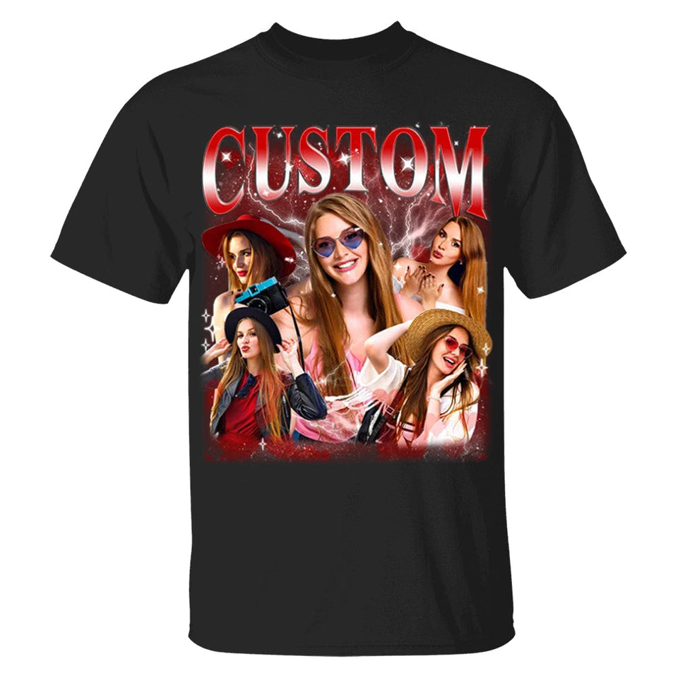 Custom Photo T-Shirt, Personalized Dog Shirts, Birthday Gift, Bachelorette TShirt