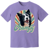 Custom Retro Pet Photo T-Shirt, Personalized Vintage Pet Portrait Tee with Name, Custom Dog or Cat Photo Gift