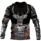 Hunting Gifts Deer Hunting Gifts November Deer Hunting All Over Printed Unisex Hoodie