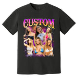 Custom Photo Vintage T-Shirt,  Personalized Funny Shirt for Men Women