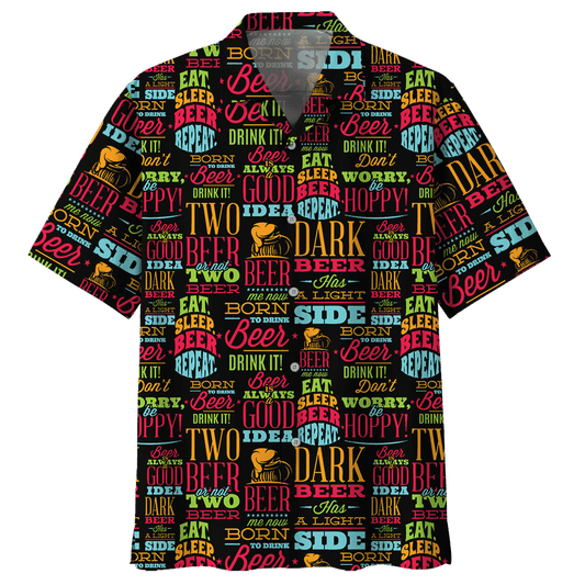 Beer   Black High Quality Unisex Hawaiian Shirt For Men And Women Dhc17063743