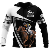 Bull Riding Gifts Personalized Name Horse Racing All Over Printed Unisex Hoodie