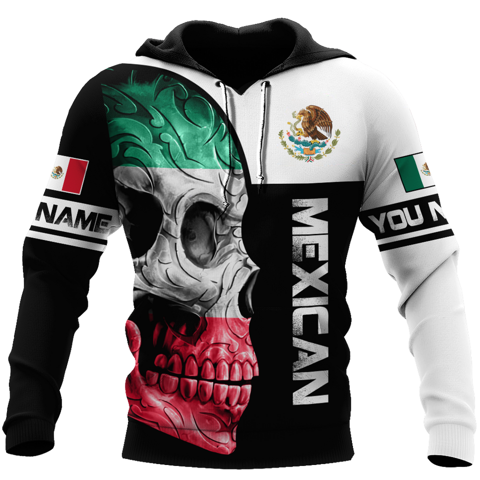 Unisex Hoodie All Over Print Skull Gifts Mexican Skull All Over Printed Personalized Unisex Hoodie