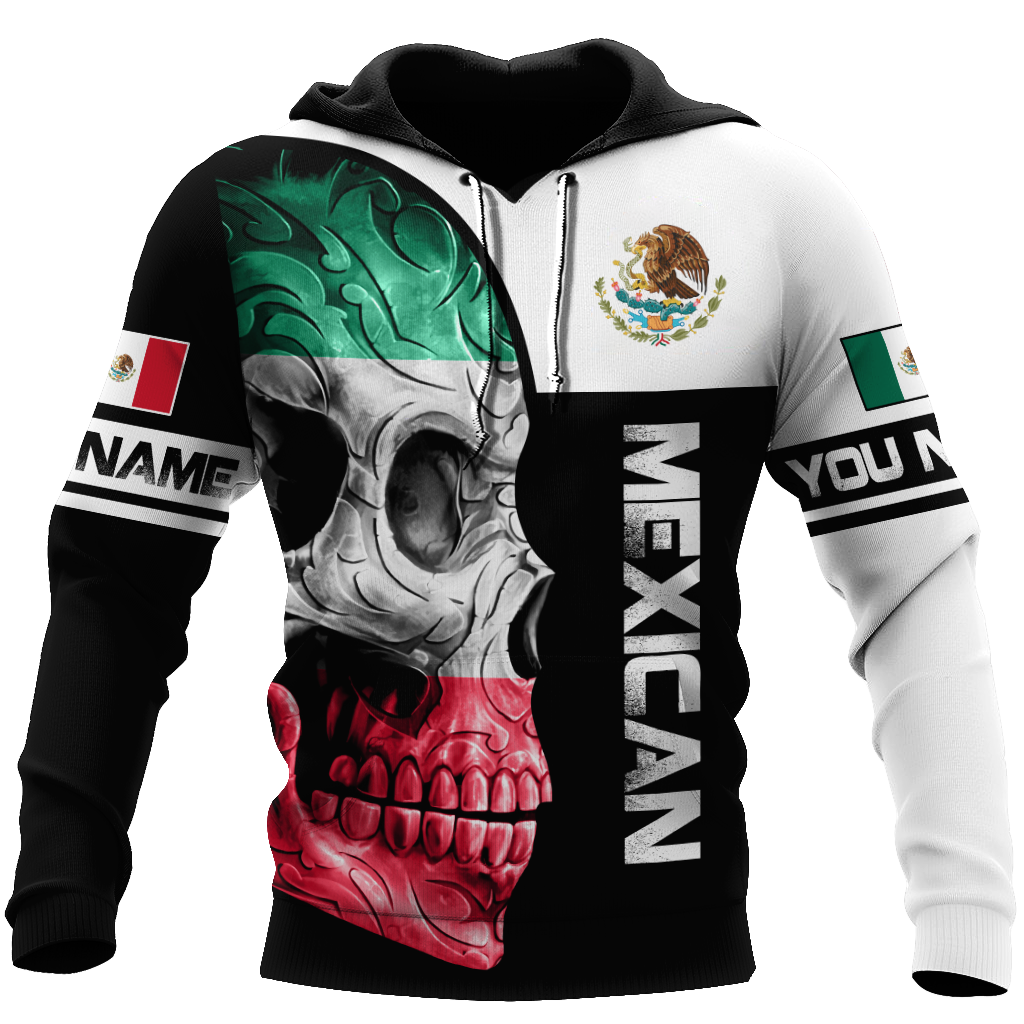 Unisex Hoodie All Over Print Skull Gifts Mexican Skull All Over Printed Personalized Unisex Hoodie