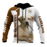 Dog Gifts Premium Love Dog Labrador Retriever Personalized  Unisex Hoodie