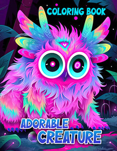 Adorable Creature 30 Pages Printable Coloring Book