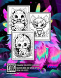 Adorable Creature 30 Pages Printable Coloring Book