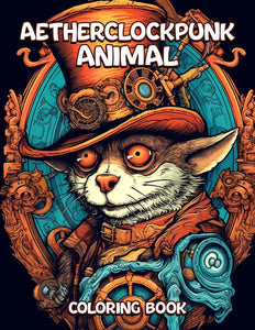 Aetherclockpunk Animals 30 Pages Printable Coloring Book