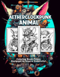 Aetherclockpunk Animals 30 Pages Printable Coloring Book