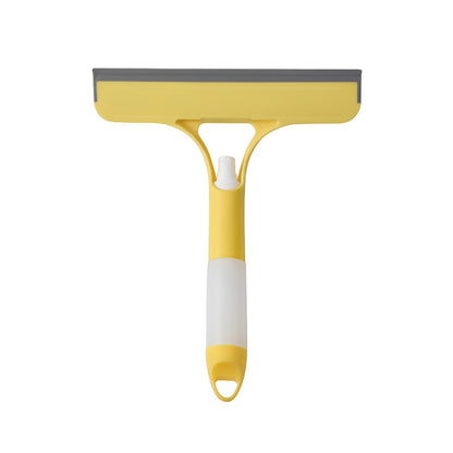 3 In 1 Window Glass Cleaning Brush Spray Glass Cleaner Bathroom Scraper Double-sided Sponge Brush Household Accessories