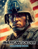 American Soldier 30 Pages Printable Coloring Book