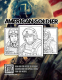 American Soldier 30 Pages Printable Coloring Book