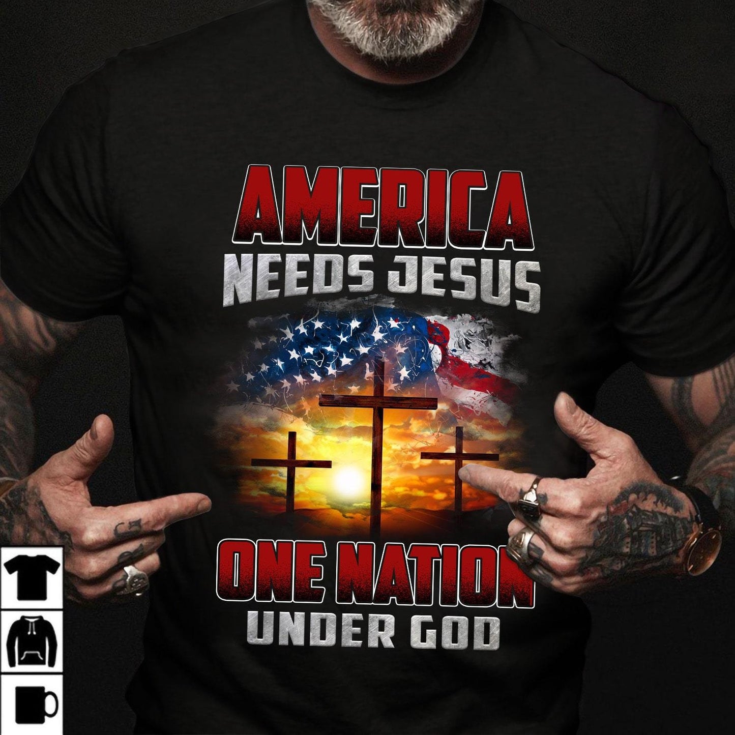 America needs Jesus - Jesus Apparel