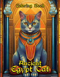 Ancient Egypt Cat 30 Pages Printable Coloring Book