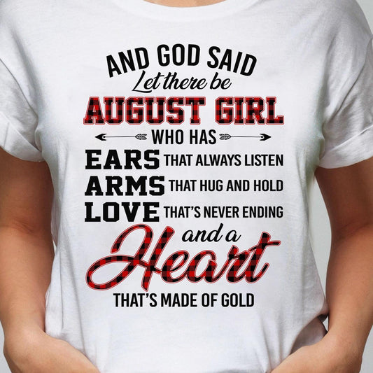 August Girl - And God said let there be - Jesus Apparel