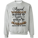 August Woman - Blessed by God Spoiled by my husband - Jesus Apparel