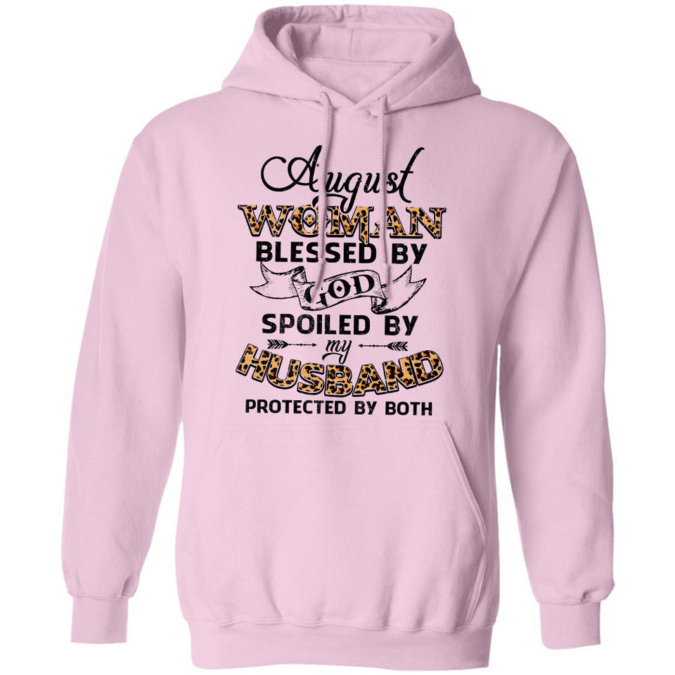 August Woman - Blessed by God Spoiled by my husband - Jesus Apparel