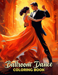 Ballroom Dance 30 Pages Printable Coloring Book