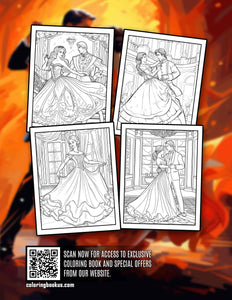 Ballroom Dance 30 Pages Printable Coloring Book