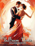 Ballroom Dance 30 Pages Printable Coloring Book