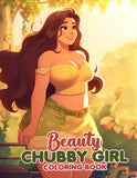 Beauty Chubby Girl 30 Pages Printable Coloring Book