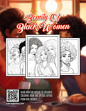 Beauty Of Black Women 30 Pages Printable Coloring Book