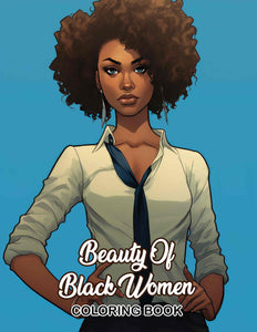 Beauty Of Black Women 30 Pages Printable Coloring Book