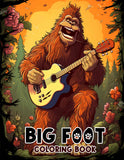 Big Foot 30 Pages Printable Coloring Book