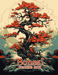 Bonsai 30 Pages Printable Coloring Book